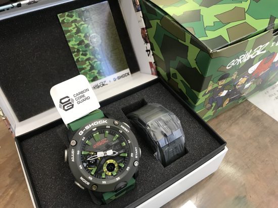 G-SHOCK × Gorillazコラボレーションモデル GA-2000GZ買取致しました|愛品館千葉店