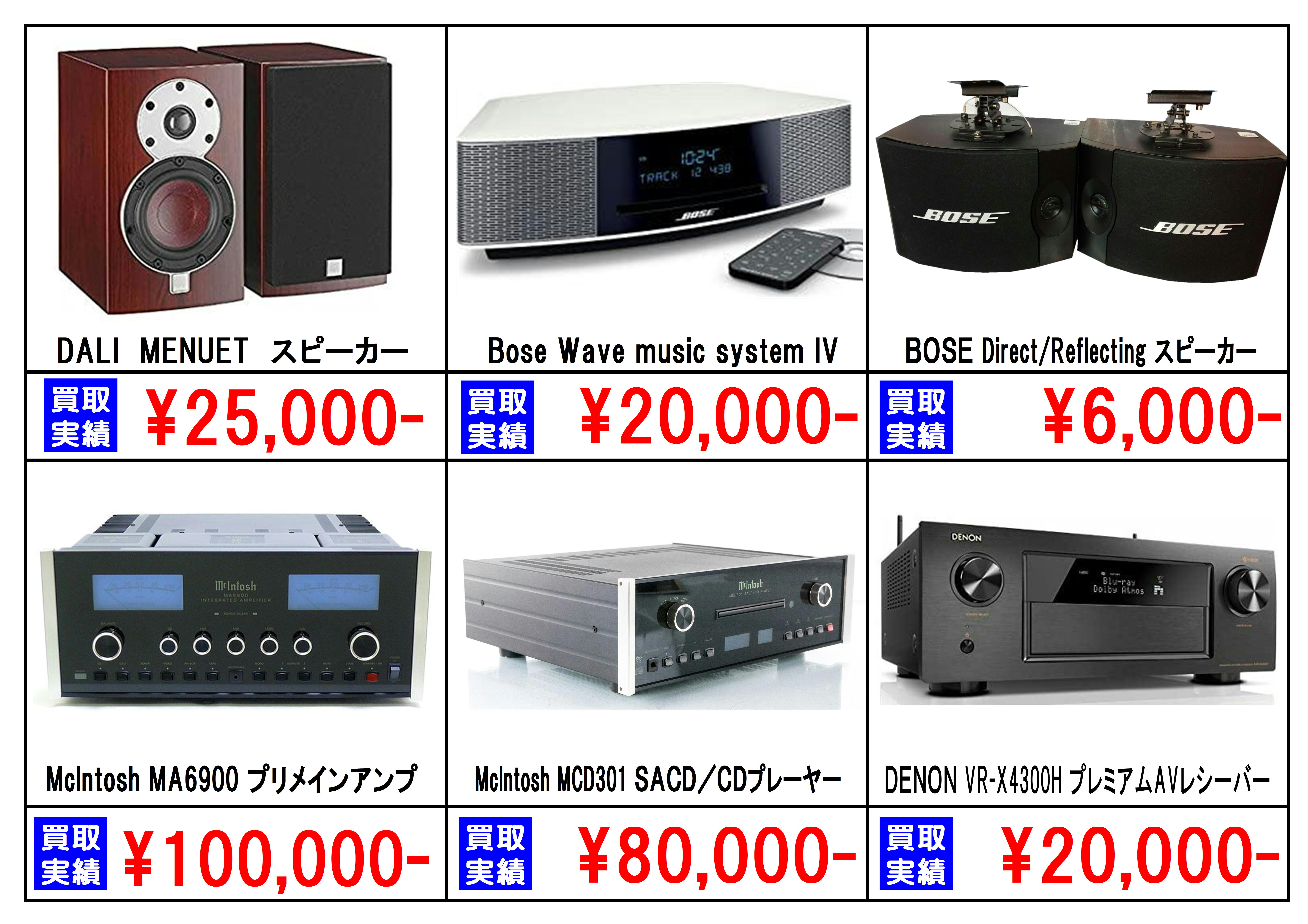音響機器 オーディオ スピーカー ミニコンポ 買取り 千葉市 リサイクルショップ 愛品館 千葉店