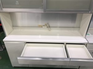 パモウナの大型スライド扉キッチンボード買取致しました。愛品館八千代 