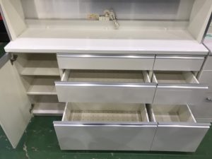 パモウナの大型スライド扉キッチンボード買取致しました。愛品館八千代 