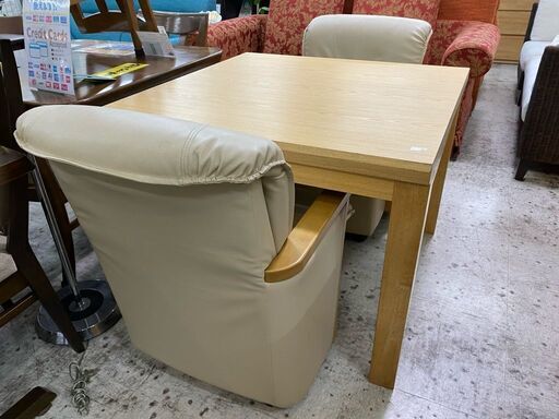 こたつダイニングテーブル3点セットを買取致しました│愛品館江戸川店 