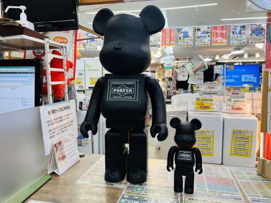 BE@RBRICK × PORTER ･1000% ･400% 吉田カバン80周年記念 買取致しました