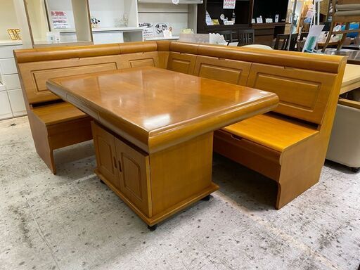 愛品館市原店) 370463 【愛品館市原店】コーナーダイニング3点セット【 