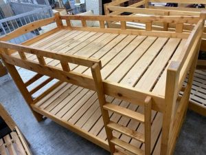 愛品館江戸川店家具の里二段ベッド買取致しました①