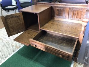 オールドチャームのテレフォンベンチ(イギリスアンティーク)買取致し 