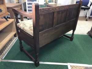 オールドチャームのテレフォンベンチ(イギリスアンティーク)買取致し  