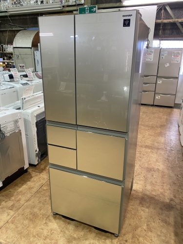 SHARP 2015年製 SJ-GT47A 474L 6ドア プラズマクラスター冷蔵庫引っ越し 出張買取 リサイクル愛品館市原店