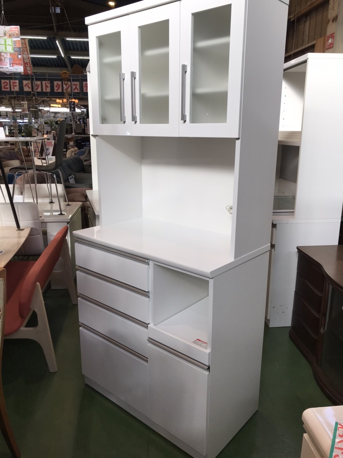 ニトリの3枚扉キッチンボード(レジューム)買取致しました。愛品館 