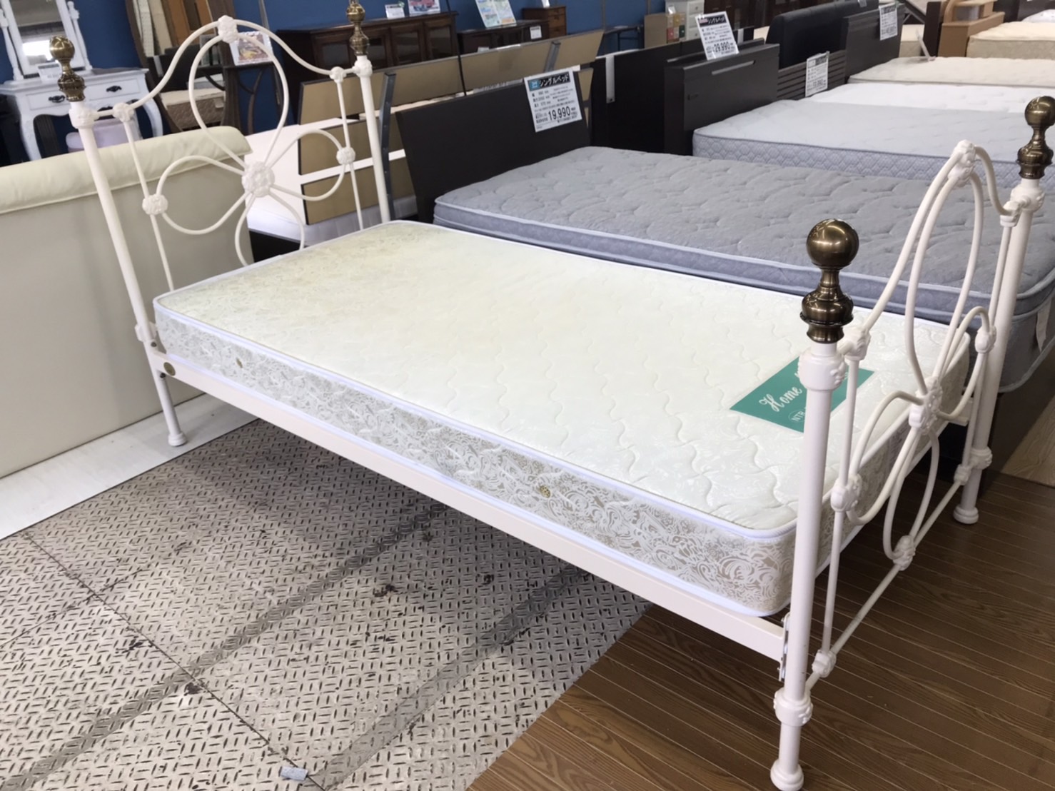 ローラ アシュレイのシングルベッド買取致しました。愛品館八千代店  