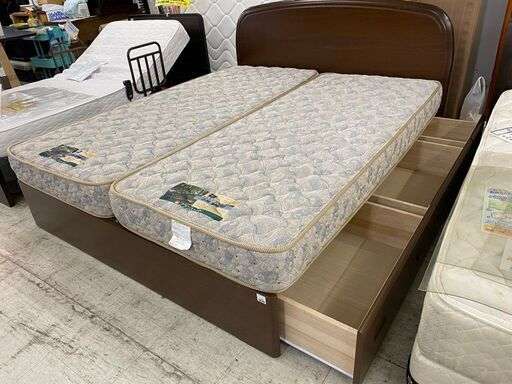 フランスベッド製クイーンベッドを買取致しました│愛品館江戸川店  