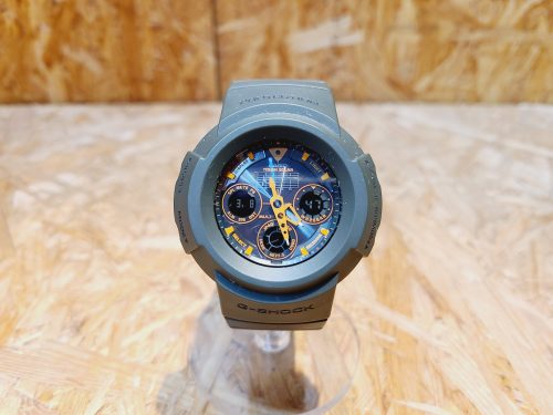 CASIO G-SHOCKアーミーグリーンタフソーラー電波時計AWG-M500KG