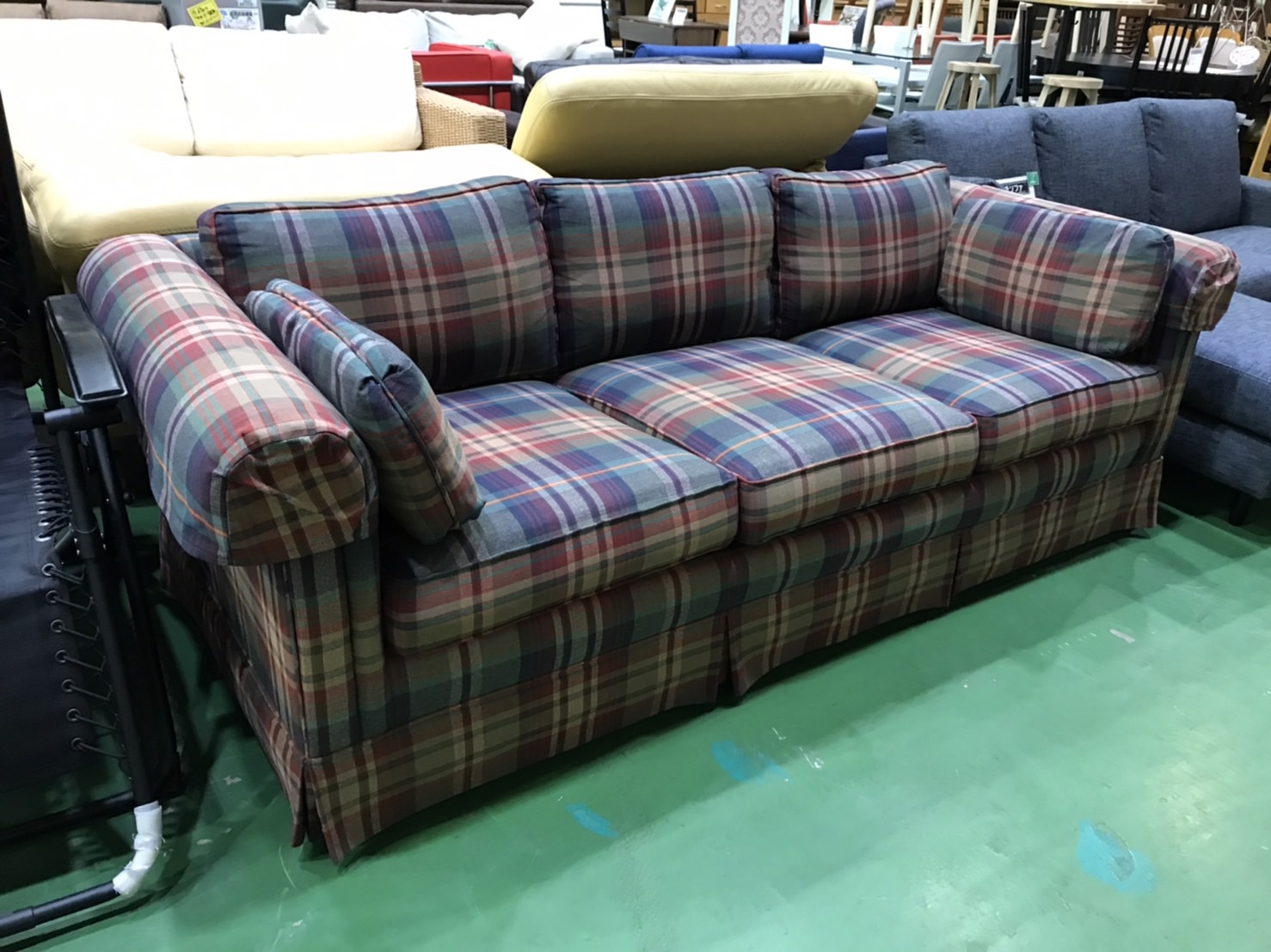 トーマスビルの3人掛ソファ買取致しました。愛品館八千代店  
