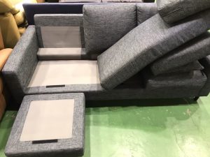 愛品倶楽部柏店】ニトリ NポケットA7 オットマン付きカウチソファー