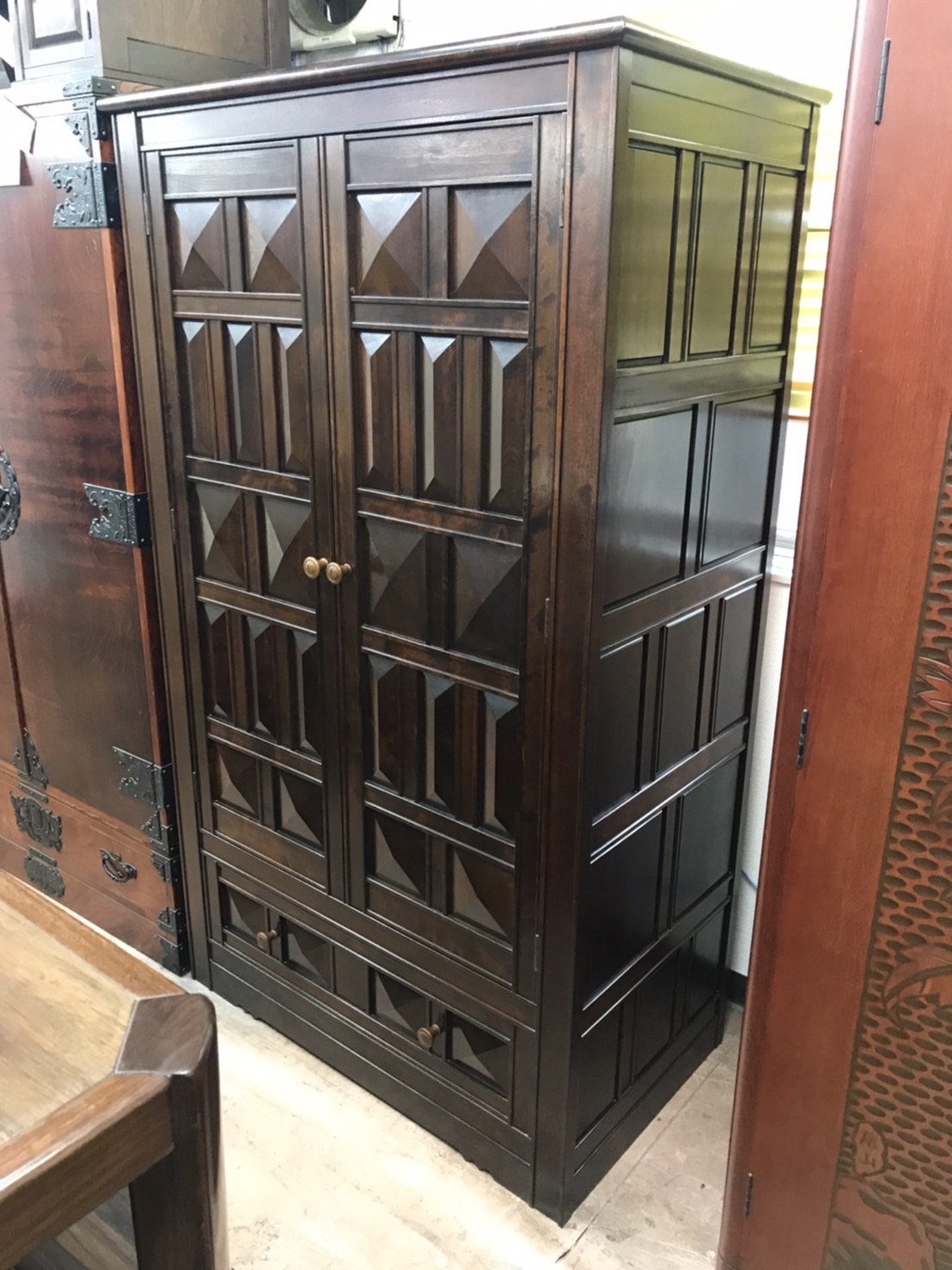 松本民芸家具｜ワードローブ買取致しました｜愛品館八千代店  