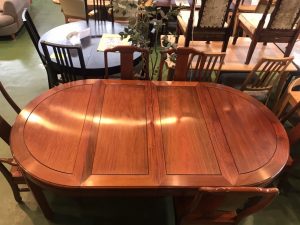 総花梨の伸長式ダイニング7点セット買取致しました。愛品館八千代店  