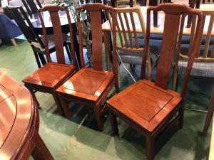 総花梨の伸長式ダイニング7点セット買取致しました。愛品館八千代店 