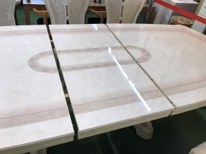 サルタレッリ・モビリの伸長式ダイニング7点セット(アマルフィシリーズ  