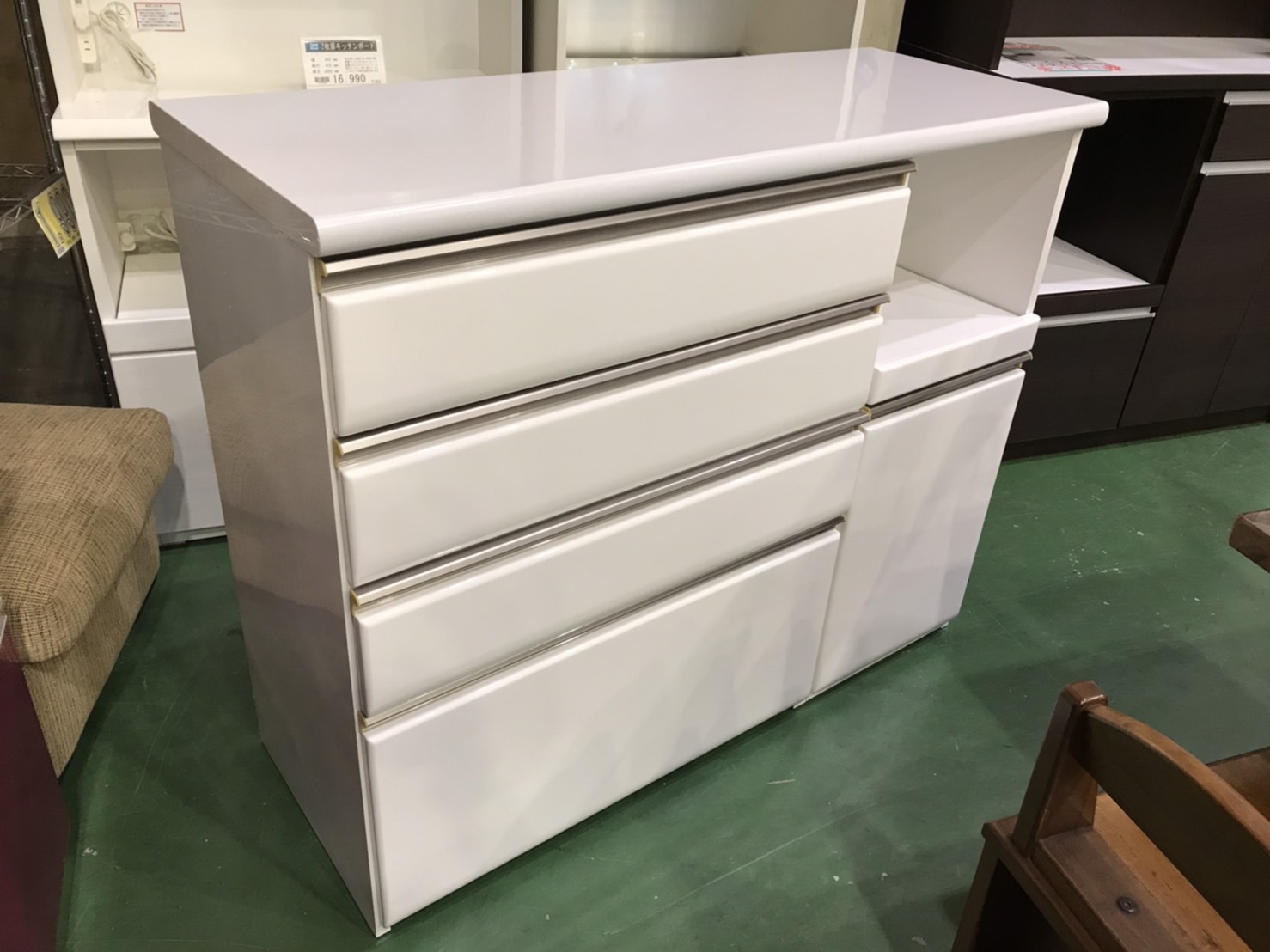 サンモアのキッチンカウンター買取致しました。愛品館八千代店  