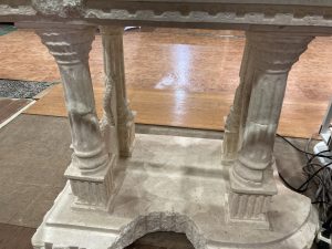 大理石調ガラス天板テーブル入荷致しました！｜リサイクルショップ愛品  