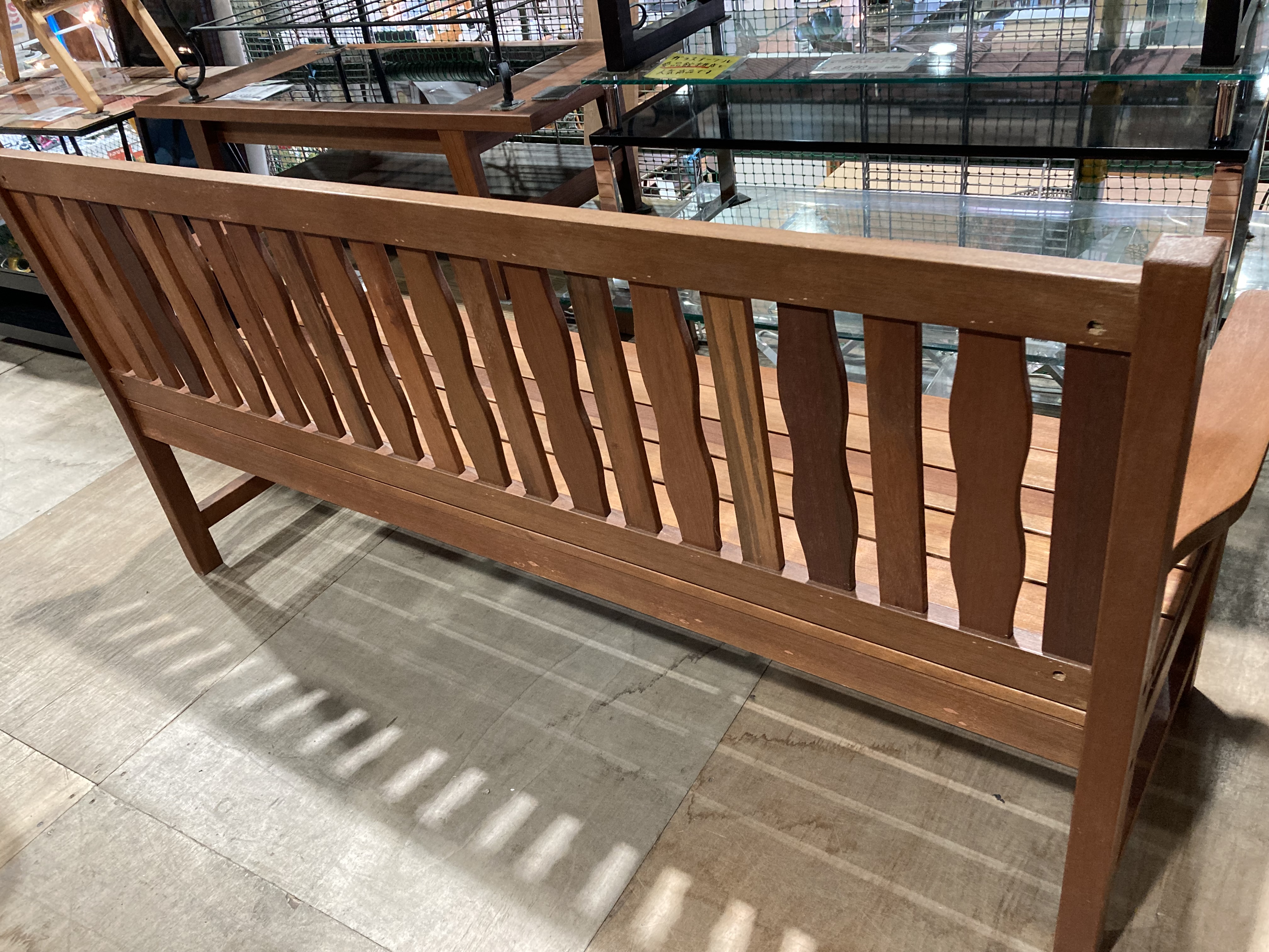 山崎産業｜CONDOR｜木製ベンチ｜YB-67L-WN｜入荷致しました 
