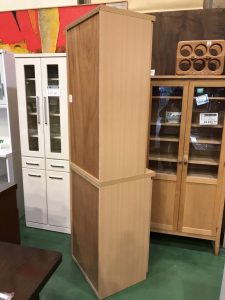 2枚扉食器棚(木目)買取致しました。愛品館八千代店 | リサイクル 