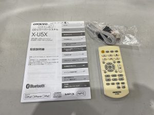 ONKYO 2015年製 CR-U5Xミニコンポ 買取 千葉県市原市 音響家電