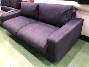 無印良品の2.5人掛ソファ(デニムタイプカバー)買取致しました  