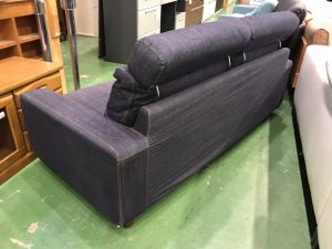 無印良品の2.5人掛ソファ(デニムタイプカバー)買取致しました  