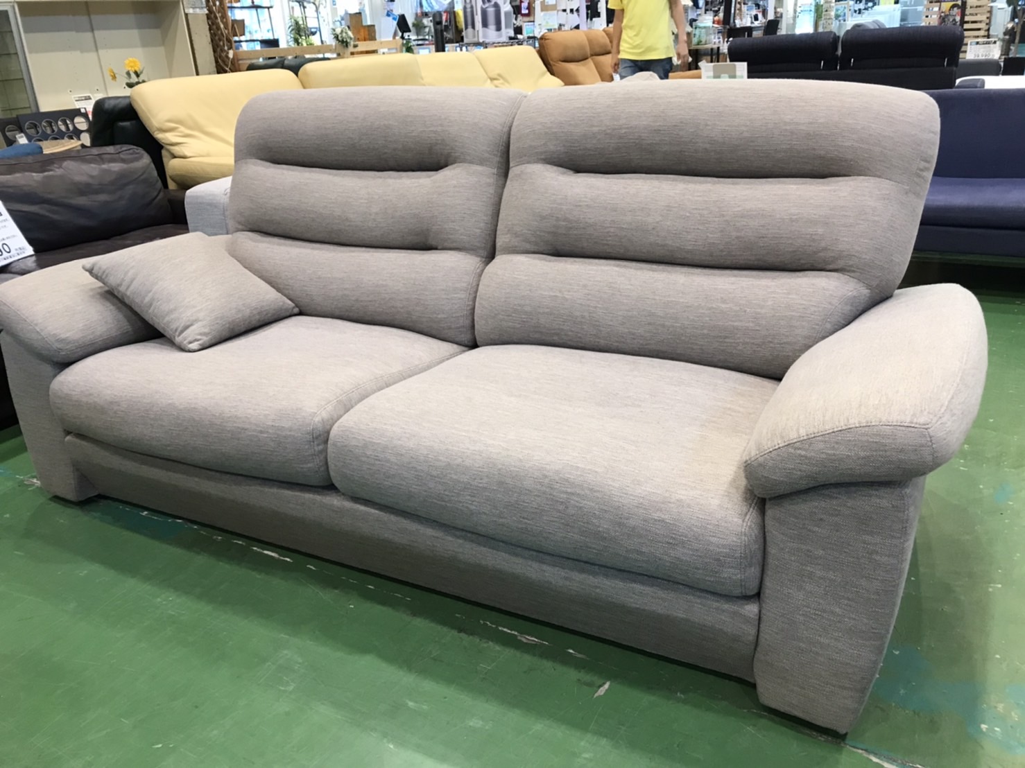 ニトリの3人掛布張りソファ(NポケットA12)買取致しました。愛品  