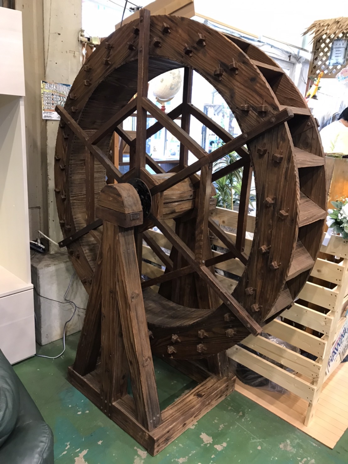 水車のオブジェ買取致しました。愛品館八千代店 | リサイクルショップ  