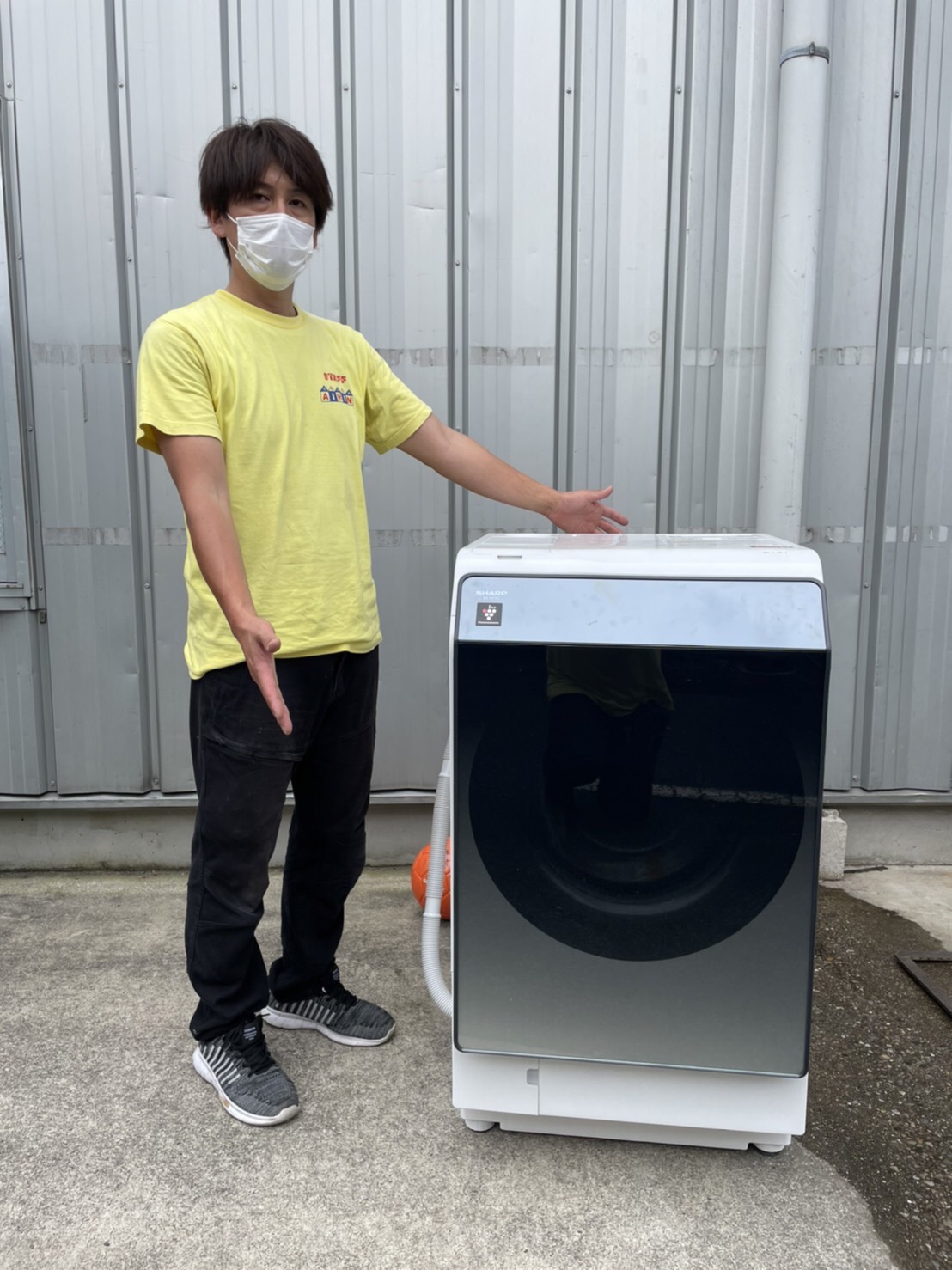 シャープ ES-W113 11kg ドラム式洗濯乾燥機を買取させて頂きました  