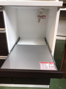 高橋木工所の2枚扉キッチンボード(ファリーナフローラ90)買取致しまし  