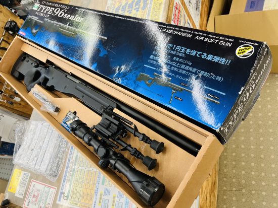 クラウン エアーコッキング ボルトアクション TYPE96 シニア 買取致しました