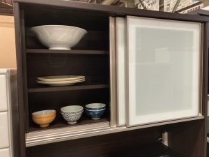 愛品館市原店】ニトリ｜アルミナ2｜スライド扉キッチンボード