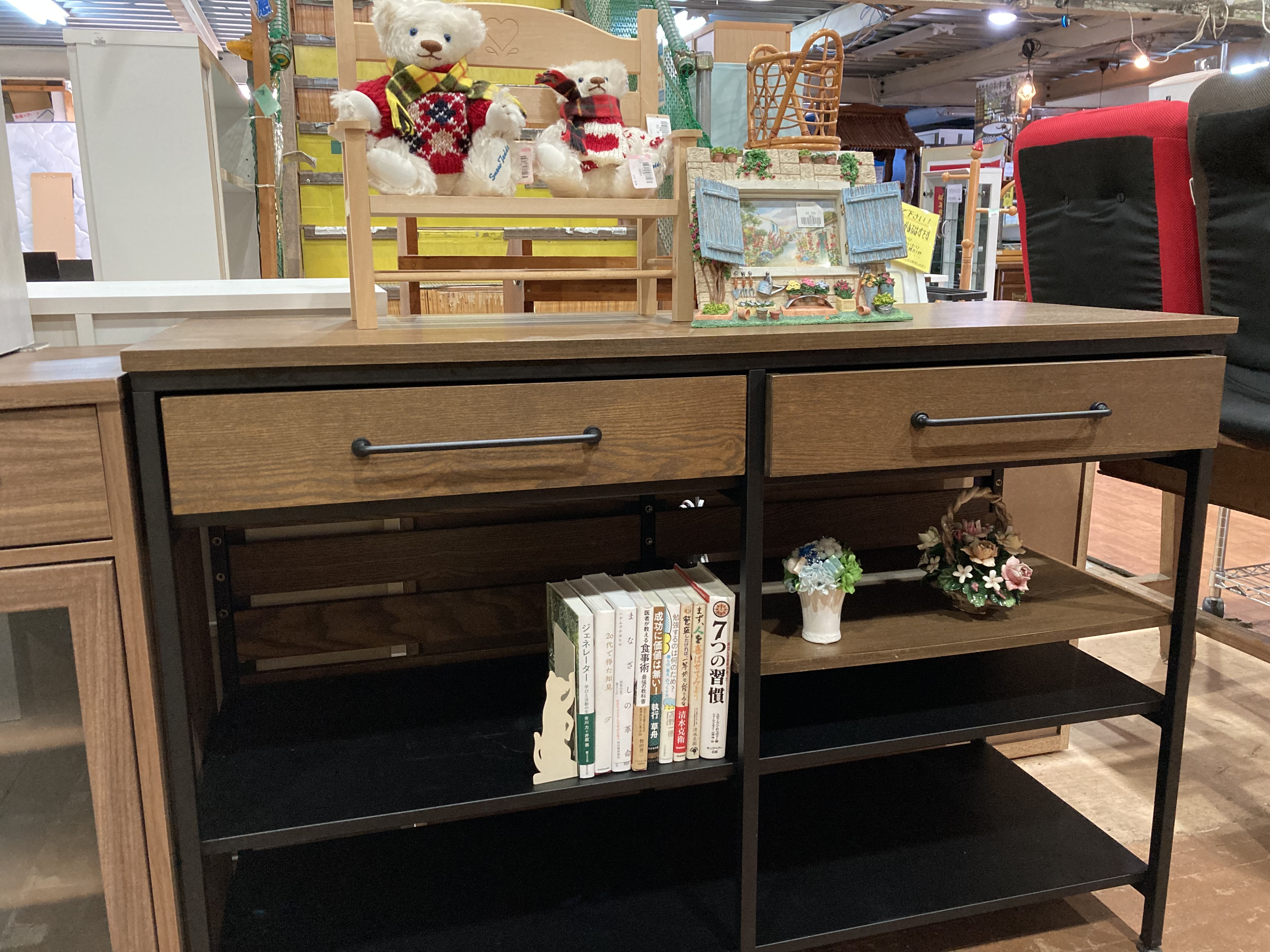 ヴィンテージ風キッチンカウンター入荷致しました。｜愛品館市原店  