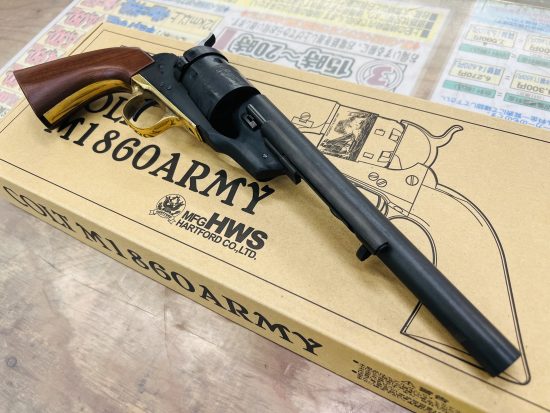 HWS COLT M1860 ARMY 8IN コンバージョンモデル モデルガン買取致しました