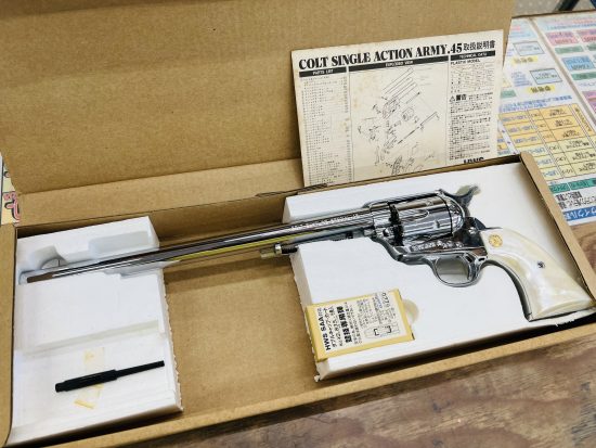 HWS COLT S.A.A.45 バントライン ニッケル モデルガン買取致しました