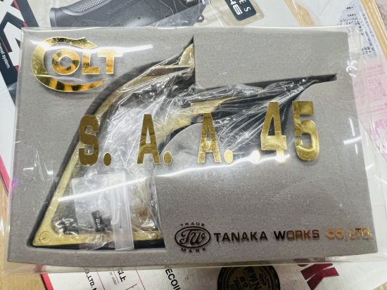 タナカ SAA 真鍮製 バックストラップ＆トリガーガードセット 買取致しました