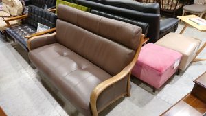 karimoku｜カリモク｜Direttore｜W576｜本革｜3人掛ソファ 買取致しました｜リサイクルショップ愛品館千葉店