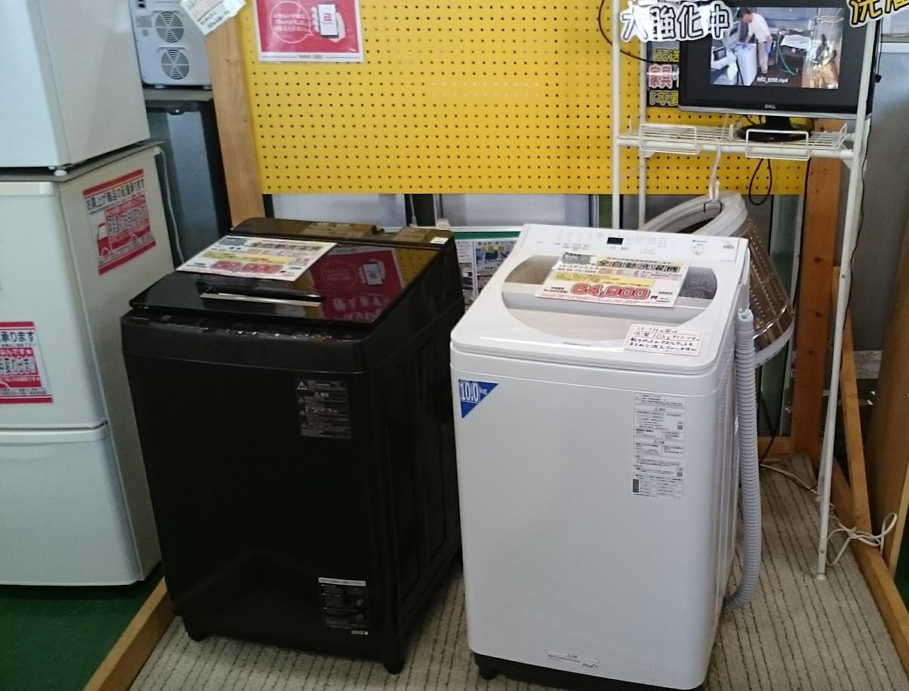 冷蔵庫・洗濯機在庫多数展示販売中！千葉県 柏市のリサイクルショップ 