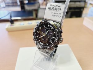 プロマスター CB5037-84E LANDシリーズ エコ・ドライブ電波時計 ダイレクトフライトメンズ ブラック