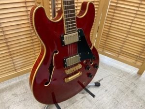 江戸川区ギター買取Aria ProⅡ セミアコギター④