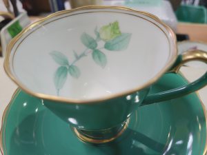 香蘭社（ローズガーデン）コーヒーカップ＆ソーサー５客セット