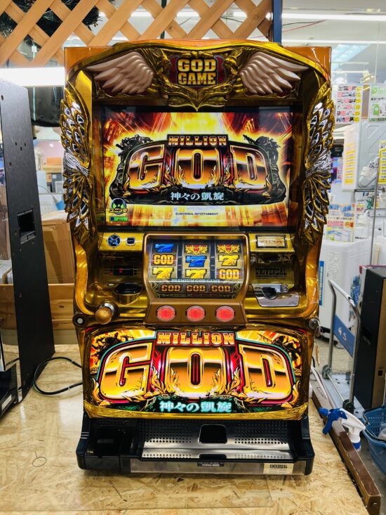 ミリオンゴッド – 神々の凱旋 – スロット実機 入荷致しました｜愛品館