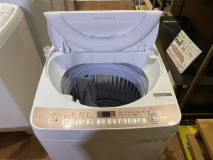 SHARP 2021年製 ES-T713-T 7.0kg洗濯機 出張買取