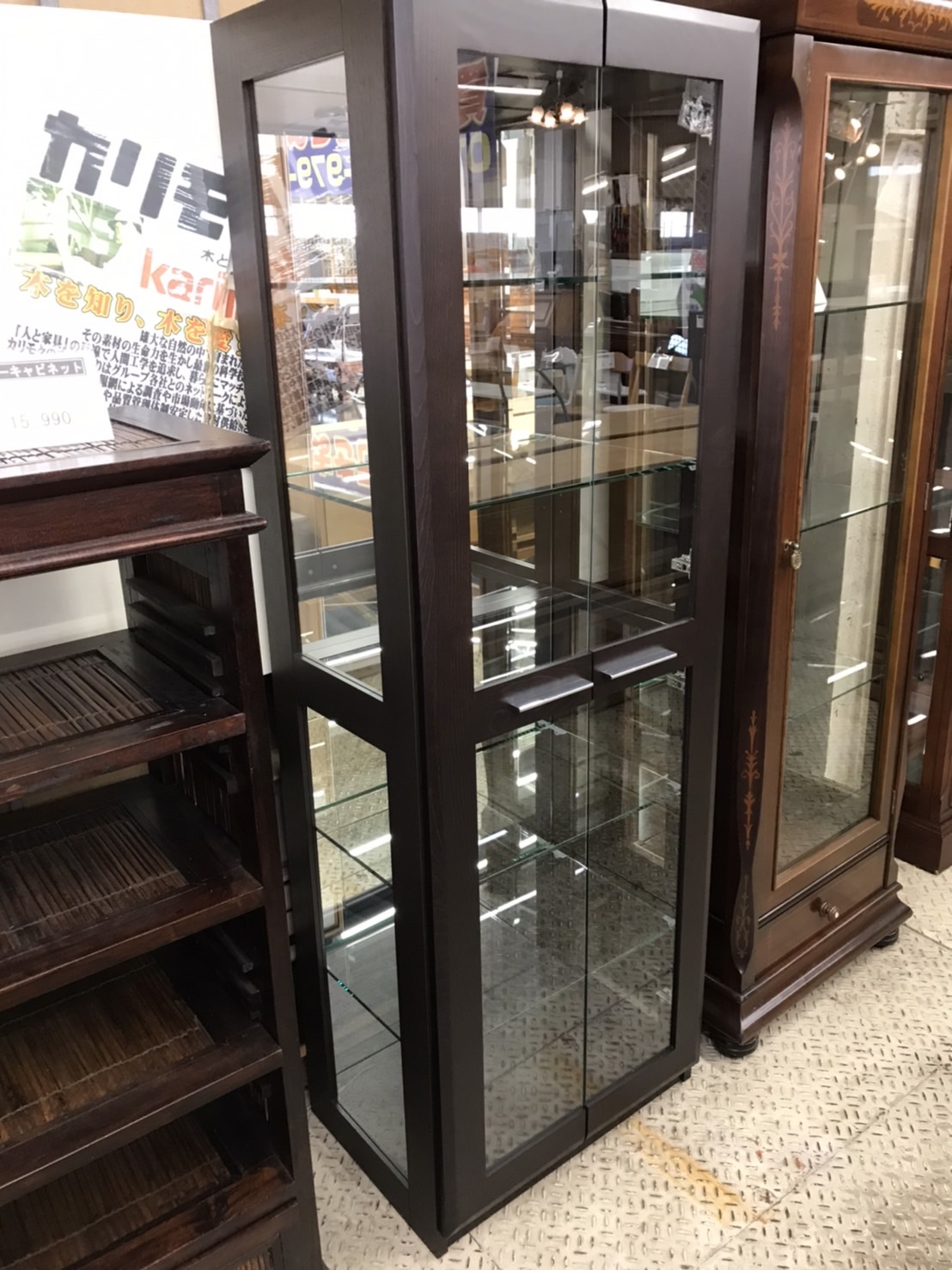 モリタインテリア｜キュリオケース｜ハックルキュリオ59買取致し  