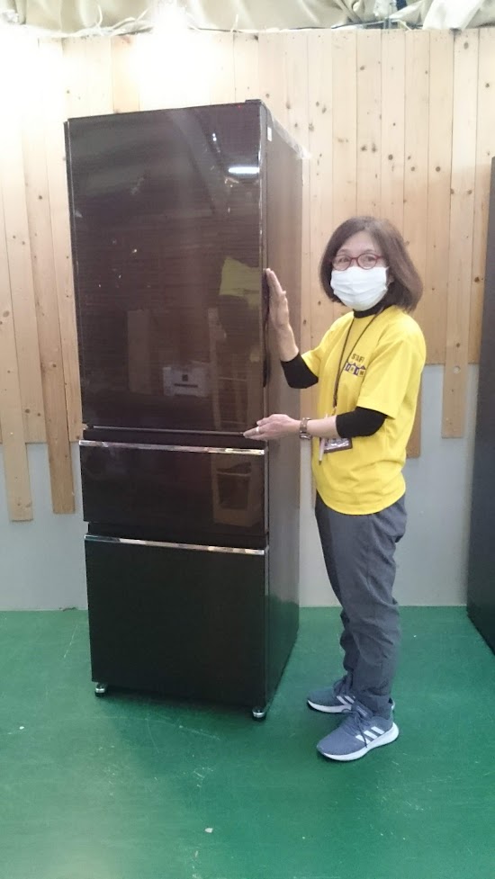 三菱電機 MR-CX37F-BR 3ドア冷蔵庫を買取させて頂きました。【愛品 