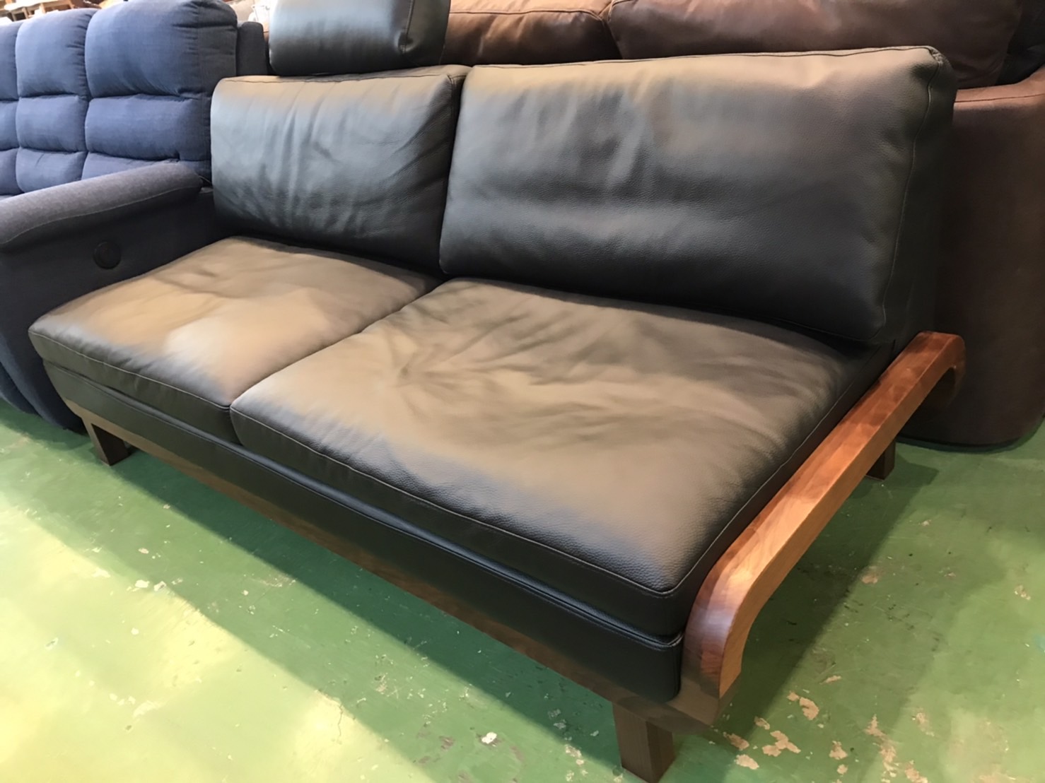 シギヤマ家具｜3人掛ソファ｜本革｜ORSO180買取致しました｜愛品館  