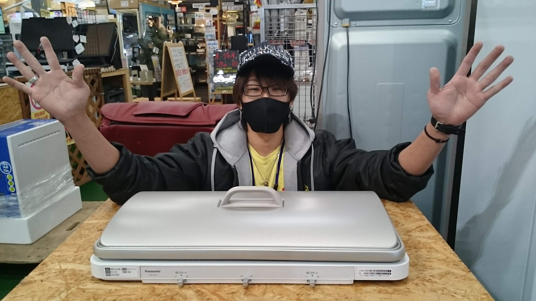 愛品倶楽部柏店】パナソニック IHデイリーホットプレート KZ-CX1 2018年製