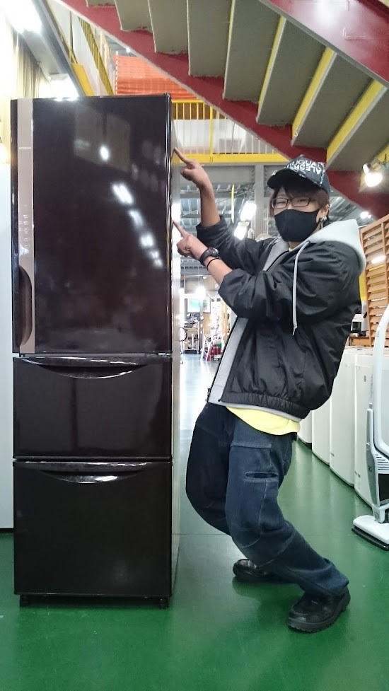 日立 冷凍 冷蔵庫 3ドア 内容積315L（R-S3200HV）